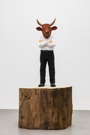 Stephan Balkenhol, Bullenmann, 2023 , Mai 36 Galerie