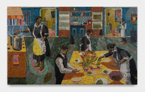 Derek Fordjour, Mayweather Catering Company, 2023 , Petzel Gallery