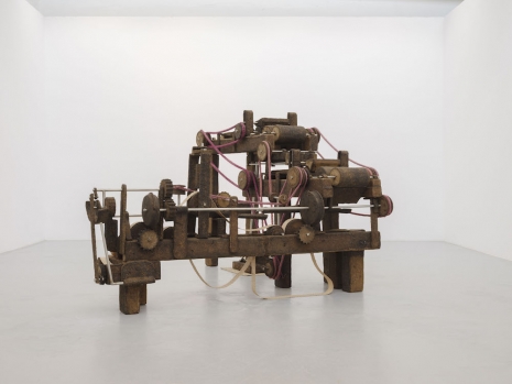 Ximena Garrido-Lecca , Reverse Engineering - Bonsack rolling machine, 2023 , Galerie Gisela Capitain