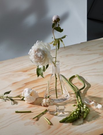 Roe Ethridge, Decanter with White Roses, 2017–23 , Gagosian