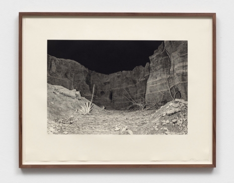 Julius von Bismarck, Landscape Painting (Quarry night), 2023 , Sies + Höke Galerie