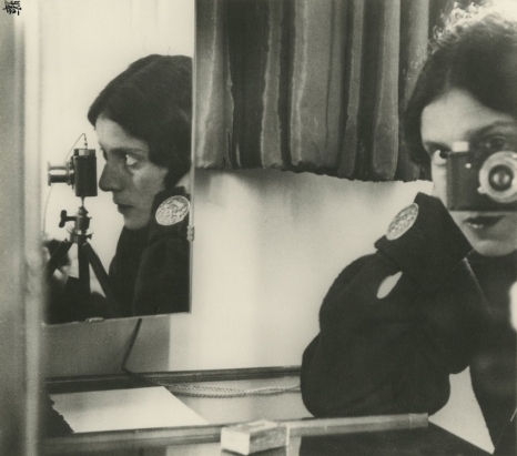 Ilse Bing, Self-portrait with Leica, 1931 , Howard Greenberg Gallery