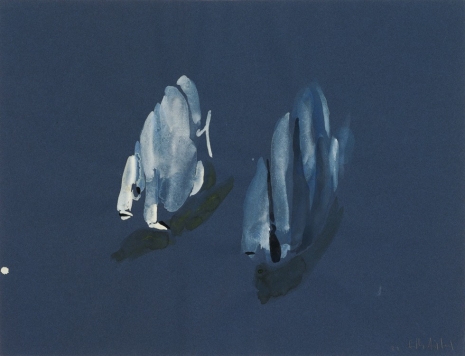 Gilles Aillaud , Poissons, 1982, Loevenbruck