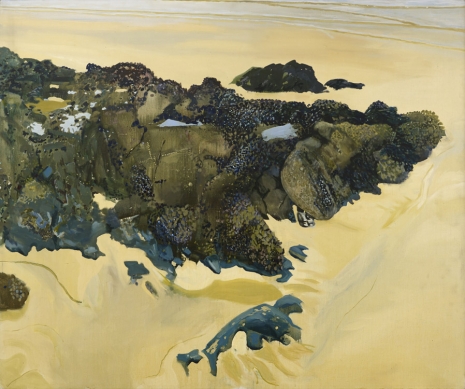 Gilles Aillaud, Marée basse I (rochers), 1984, Loevenbruck