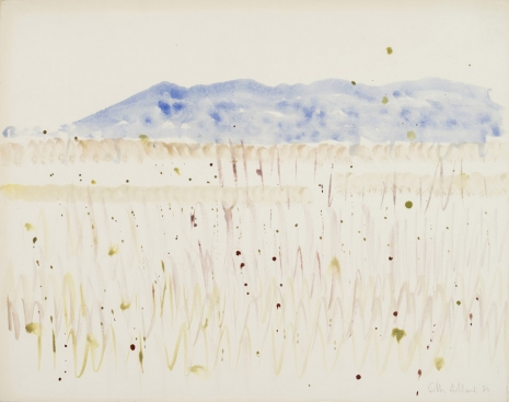 Gilles Aillaud, Paysage, 1980, Loevenbruck