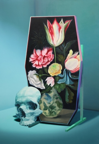 Benjamin Moravec , A colorful Idea of death #blue, 2023 , KETELEER GALLERY
