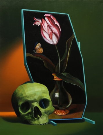 Benjamin Moravec , A colorful Idea of death #dark green, 2023 , KETELEER GALLERY
