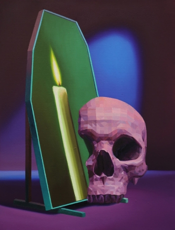 Benjamin Moravec , A colorful Idea of death #violet, 2023 , KETELEER GALLERY