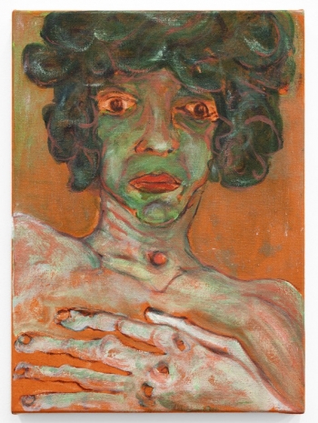 Andriu Deplazes , Main sur poitrine (Hand on chest), 2023 , Galerie Peter Kilchmann