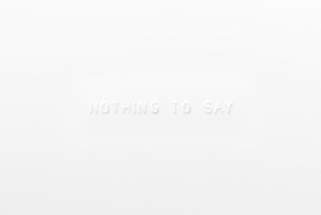 Michele Spanghero, Nothing to Say, 2021, Galerie Alberta Pane