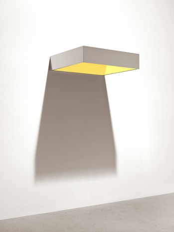 Donald Judd , Untitled (stainless steel/yellow) JO 80-66, 1980 , Cardi Gallery