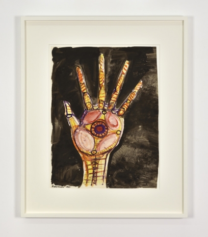 Robert Smithson, Hands Stigmata, 1961 , Marian Goodman Gallery