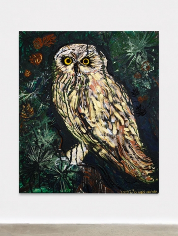 Thomas Houseago, Mystery Owl at Studio, 2023 , The Modern Institute
