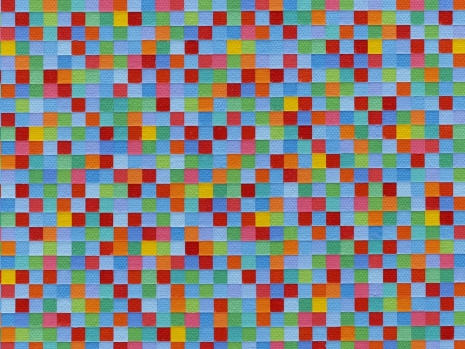 Tony Bechara, Random 28 (Blue version), 2023 , Lisson Gallery