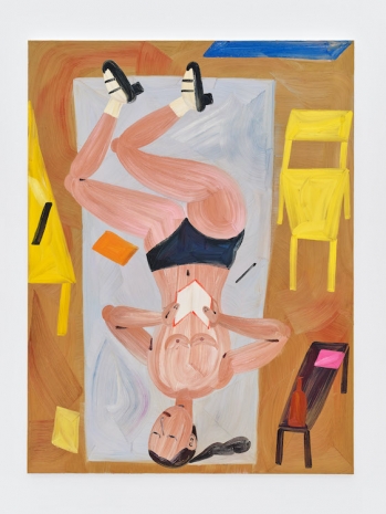 Grace Weaver, Hotel-painting (The Pink Book), 2023 , Galerie Max Hetzler