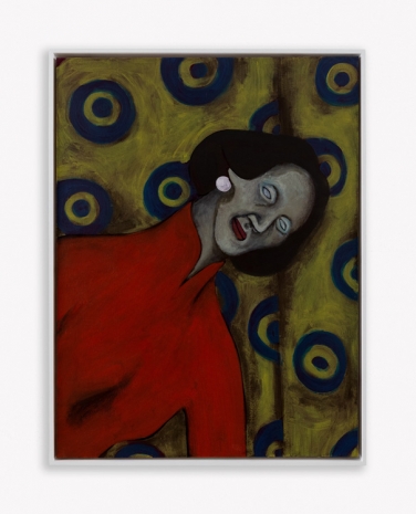 Jeremy, Lady with pearl in red, 2023 , Peres Projects
