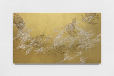 Sandra Cinto, Landscape in Gold I, 2023 , Tanya Bonakdar Gallery