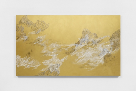 Sandra Cinto, Landscape in Gold II, 2023 , Tanya Bonakdar Gallery