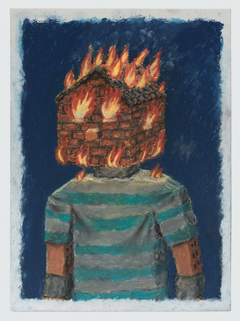 Floris Van Look, Burning House, 2024 , KETELEER GALLERY