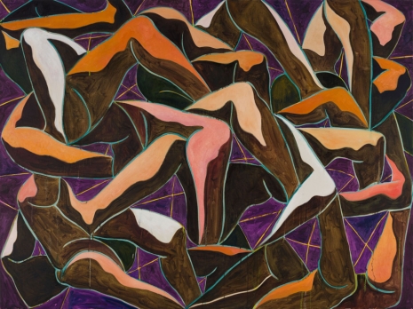 Mark Yang, Purple Painting, 2023 , MASSIMODECARLO