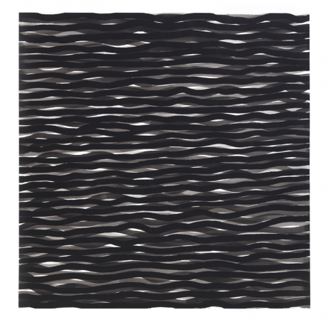 Sol Lewitt, Horizontal Lines In Black and Gray, 2004 , Alfonso Artiaco