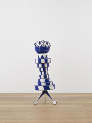Marcel Dzama, Blue pawn #2, 2016 , Tim Van Laere Gallery