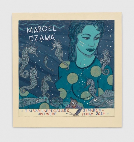 Marcel Dzama, Mother nature's blues, 2024 , Tim Van Laere Gallery