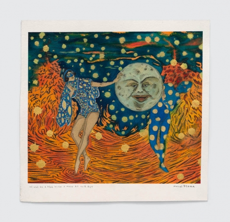 Marcel Dzama, We live on a star with a moon as our pet, 2024, Tim Van Laere Gallery