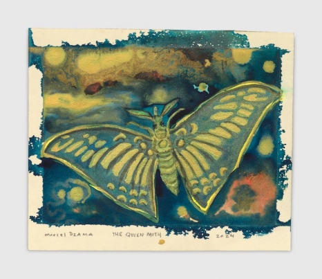 Marcel Dzama, The queen moth, 2024 , Tim Van Laere Gallery