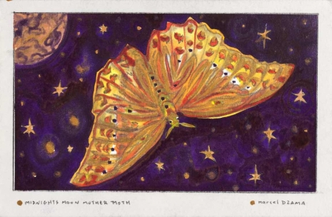 Marcel Dzama, Midnights Moon Mother Moth, 2024 , Tim Van Laere Gallery