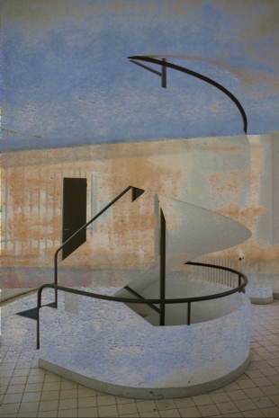James Welling, Staircase, Villa Savoye, 2020/2022, David Zwirner