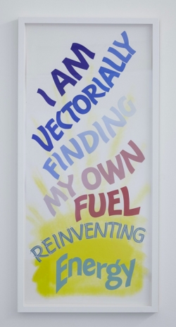 Rory Pilgrim , I am vectorially finding my own fuel reinventing energy, 2017 , andriesse ~ eyck gallery
