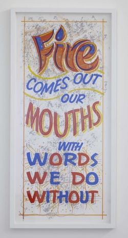 Rory Pilgrim , Fire Comes Out Our Mouths With Words We Do Without, 2017 , andriesse ~ eyck gallery
