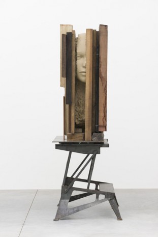 Mark Manders, Unfired Clay Head, 2011, Zeno X Gallery