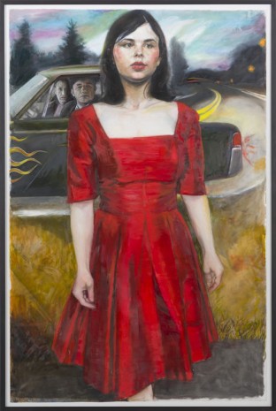 Jenny Scobel, Red Dress, 2013, Zeno X Gallery
