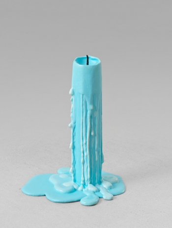 Ugo Rondinone , still.life. (baby blue candle), 2013 , Galerie Eva Presenhuber