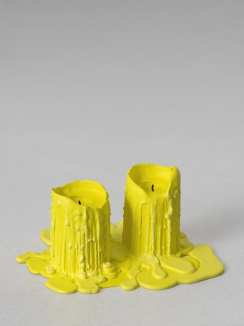 Ugo Rondinone , still.life. (warm yellow candle), 2022 , Galerie Eva Presenhuber