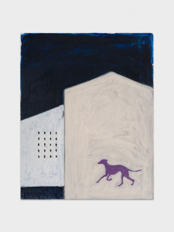 Valentin Carron , Haus und Hund 9, 2023 , Galerie Eva Presenhuber