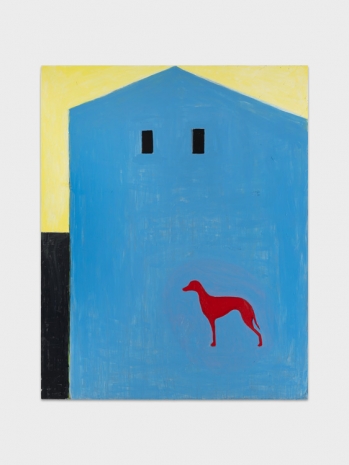 Valentin Carron , Haus und Hund 1, 2023 , Galerie Eva Presenhuber