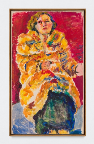 Silvia Radu , Autoportret cu Blana (Self-Portrait with Fur), 1984 , Galeria Plan B