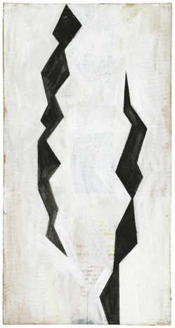 Helmut Federle , Two Heart Flames, N.Y.C., Feb. 80, 1980 , Galerie nächst St. Stephan Rosemarie Schwarzwälder