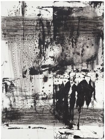 Helmut Federle , Informal Multitudes (Das andere Bild) (Dark Angel) (Gestern), 2020 , Galerie nächst St. Stephan Rosemarie Schwarzwälder