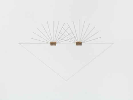 Amalia Pica, (Quasi) Catachresis #29 (eye of the needle, head of the nails, teeth of the combs), 2024 , Tanya Bonakdar Gallery