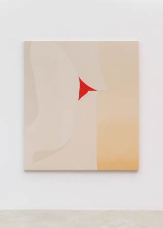Sarah Crowner, Untitled with Red, 2024 , Luhring Augustine Tribeca