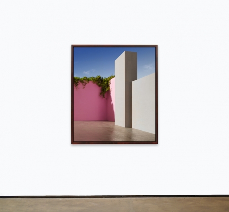 James Casebere , Courtyard with Foliage (Day), 2021 , Sean Kelly
