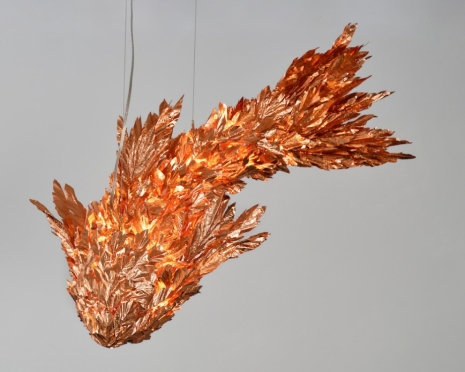 Frank Gehry, Fish on Fire (New York), 2023 , Gagosian