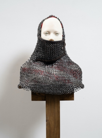 Isabelle Frances McGuire , Bust2{“Assassins Creed NPC”, “Normandy”, “New United States Flag”}, 2023 , Petzel Gallery