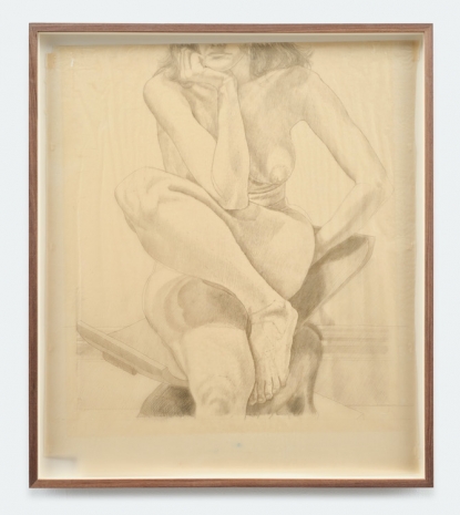 Philip Pearlstein, Study for “Nude on a Dahomey”, 1976 , Bortolami Gallery