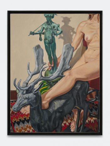 Philip Pearlstein, Nude with Lead Stag and Universal Pan, 2009 , Bortolami Gallery