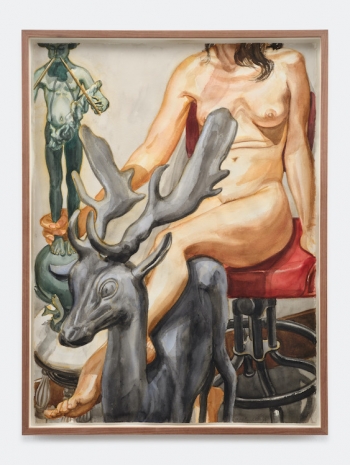 Philip Pearlstein, Nude with Lead Stage and Universal Pan, 2009 , Bortolami Gallery